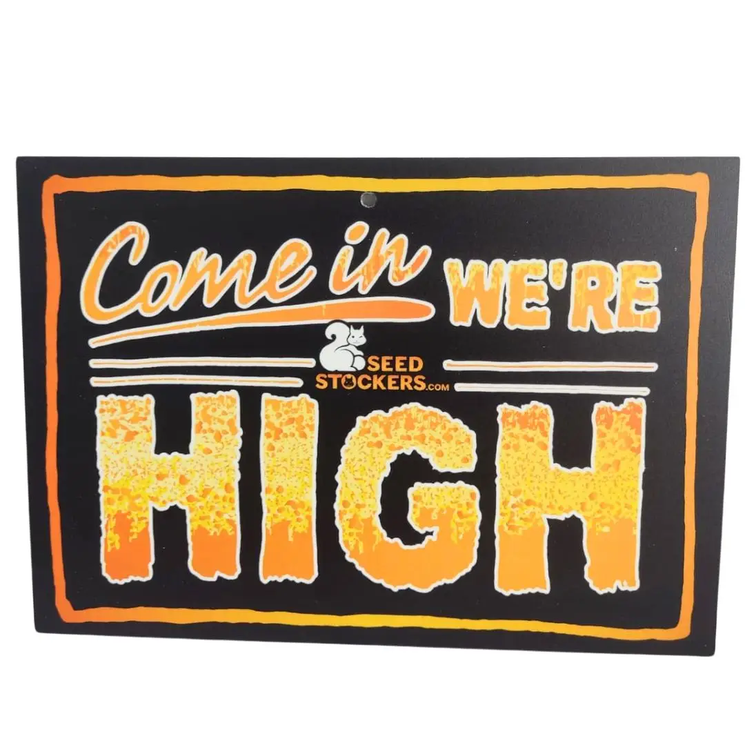 Placa "exclusiva" High x Stoned (frentexverso) Seedstockers - SEEDSTOCKERS