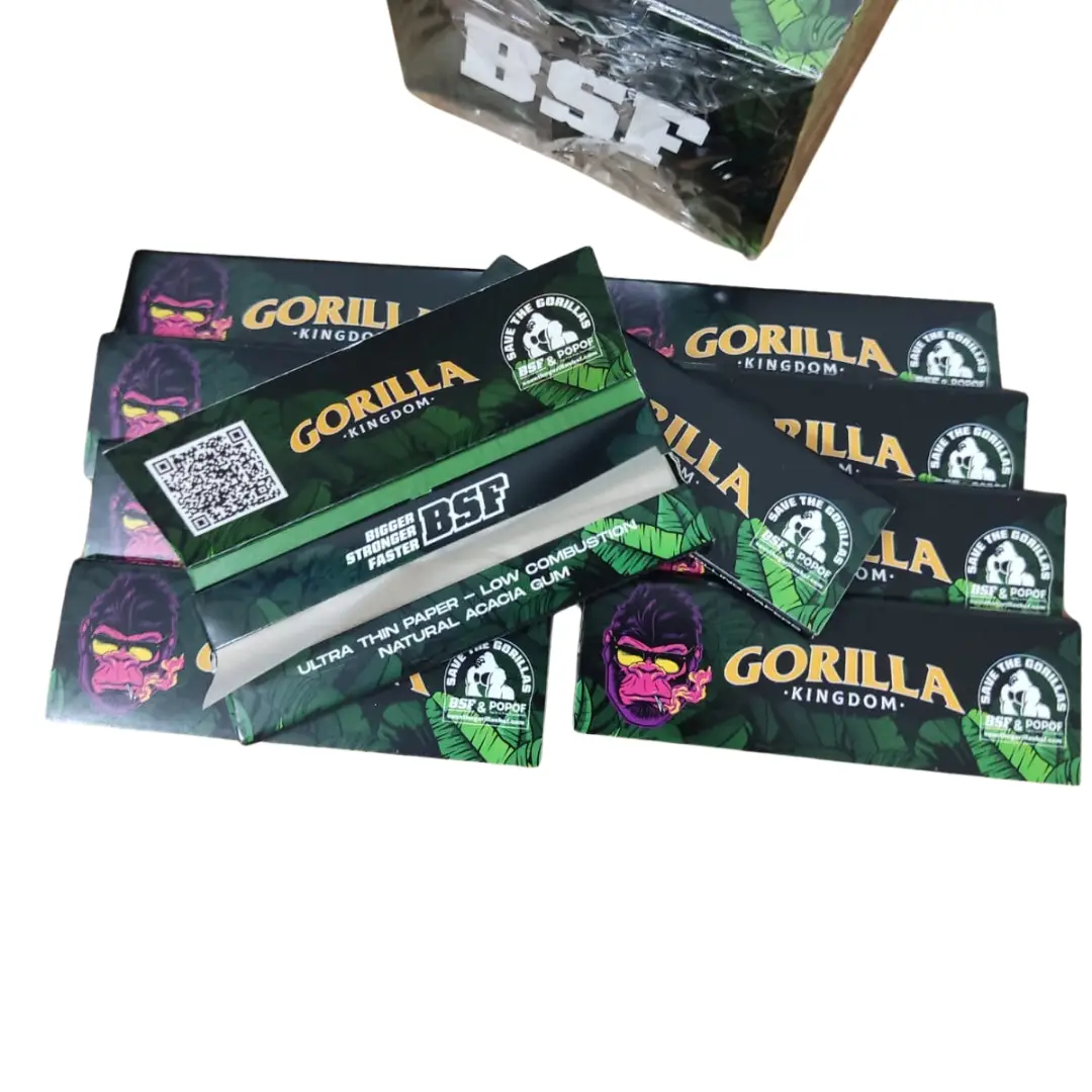 Seda "exclusiva" size 1.1/4 Unbleached BSF GORILLA KINGDOM - BSF